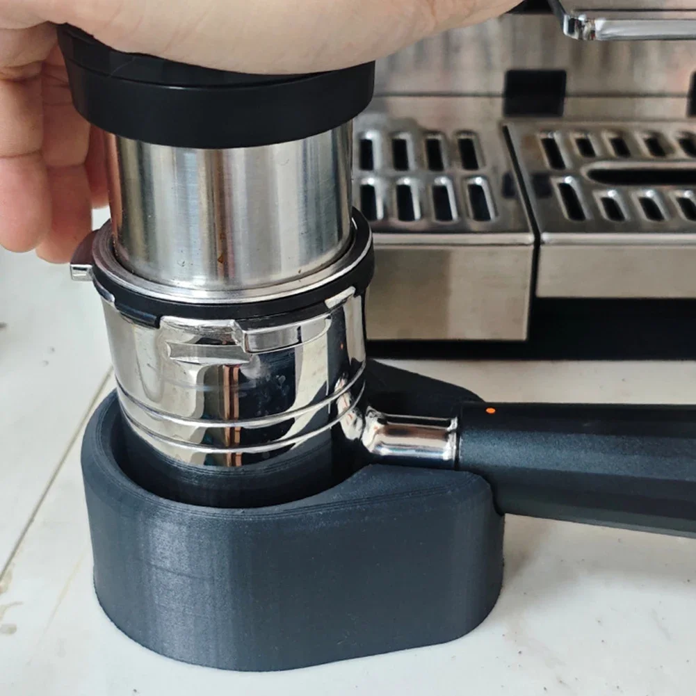 Portafilter Holder and Tamper Stand in for NJ ES601 655 701 designed to hold espresso tools steady during tamping process
