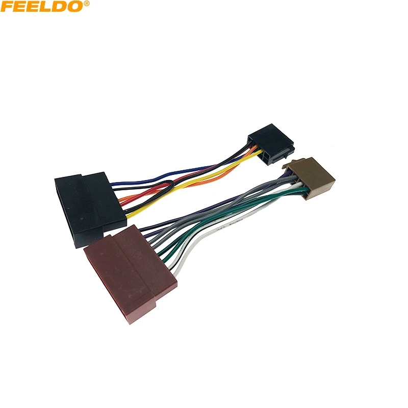 Car Audio Radio ISO Wiring Harness Adapter for Ford 85-05 Jaguar Lincoln Mercury ISO Standard Connector Wire