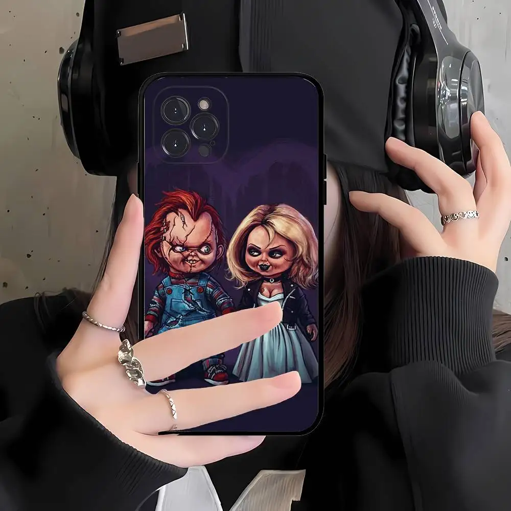 Chucky Doll Horror Movie Phone Case For iPhone 17 16 15 14 13 12 Mini 11 Pro Max Soft Silicone Cover view 5