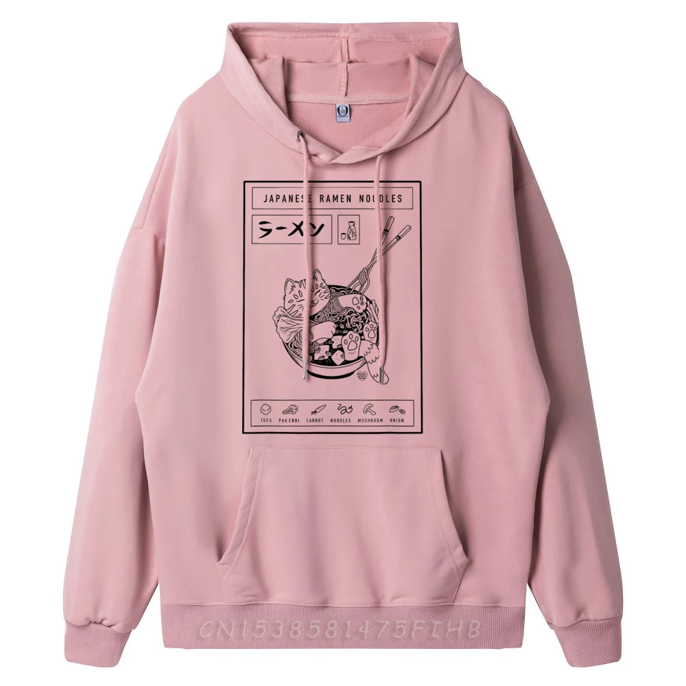 

Japanese Ramen Noodles Cat Graphic Sweatshirts Men Oversized Oversize Man Memorial Day