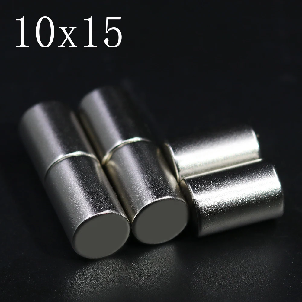 

2/5/10/20/50 Pcs 10x15 Neodymium Magnet 10mm x 15mm N35 NdFeB Round Super Powerful Strong Permanent Magnetic imanes 10x15