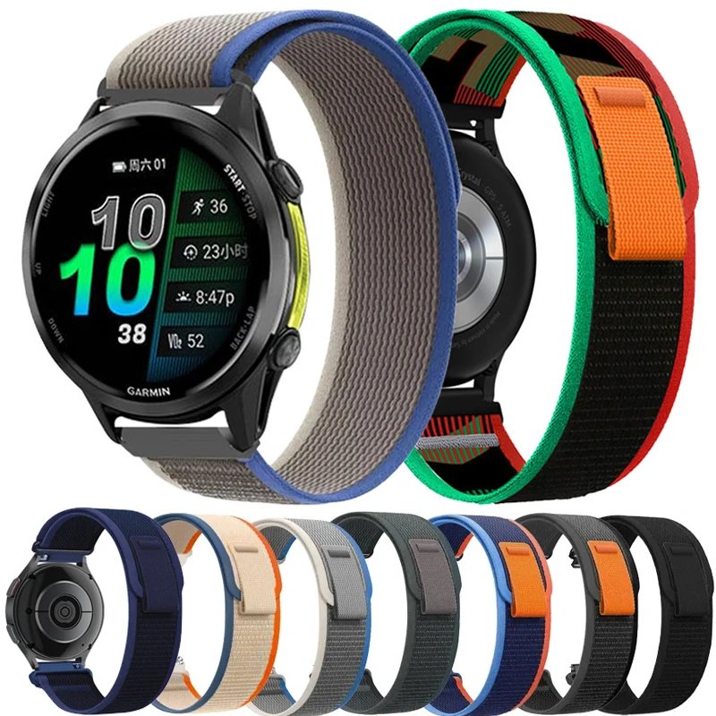 20mm 22mm Trail Loop For Garmin Forerunner 970 570 255 245 645 265 Music 965 745 158 165 Sport Band Vivoactive 3 4 5 6 Venu 2 3