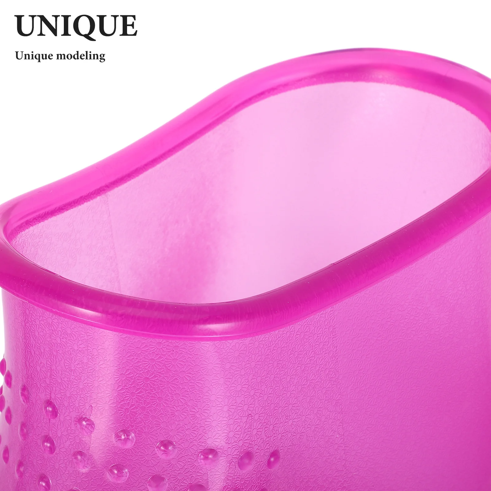 1 زوج الإبداعية قدم تمرغ دلو التمهيد على شكل تصميم تدليك عميق حوض استحمام القدم المحمولة تمرغ حوض للمنزل سبا-