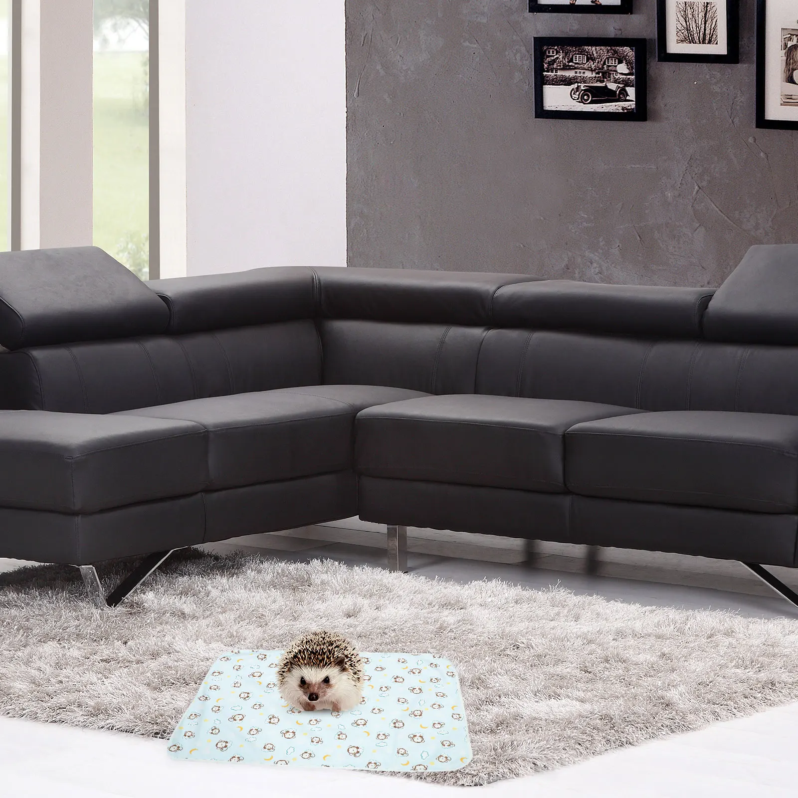 

Reusable Waterproof Pet Bedding 50x70cm Washable Small Animal Cage Mat Hamster Guinea Pig Litter Pad Cotton