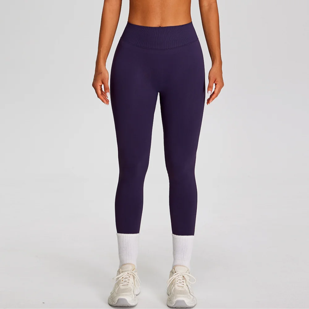 Women's Yoga Pants Seamless Fitness Leggings Running Workout Gym High Waist Tights Scrunch Butt Lifting Squat Proof Leggings
