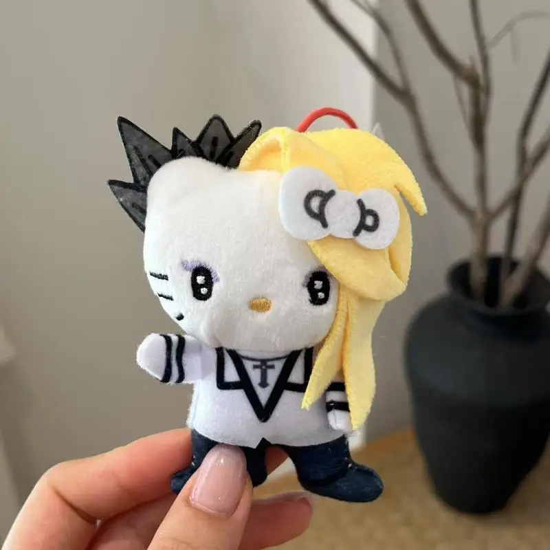 漫画バッドツマル/ハローキティぬいぐるみペンダント人形柔らかくて快適なぬいぐるみ人形バックパックペンダント装飾クリスマスギフト