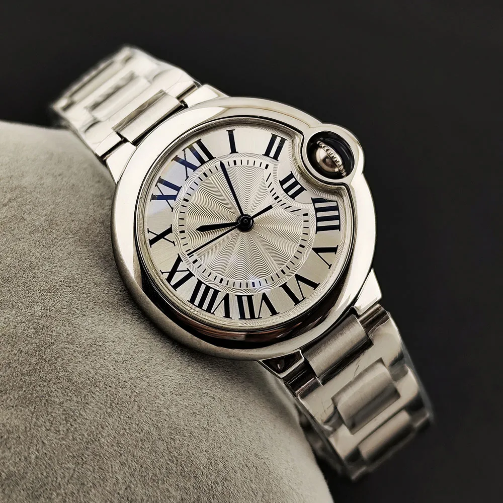 NH05 Watch Ladies' Watch 33mm Blue Balloon Watch Customized Logo Suitable for NH05 Movement Accessories