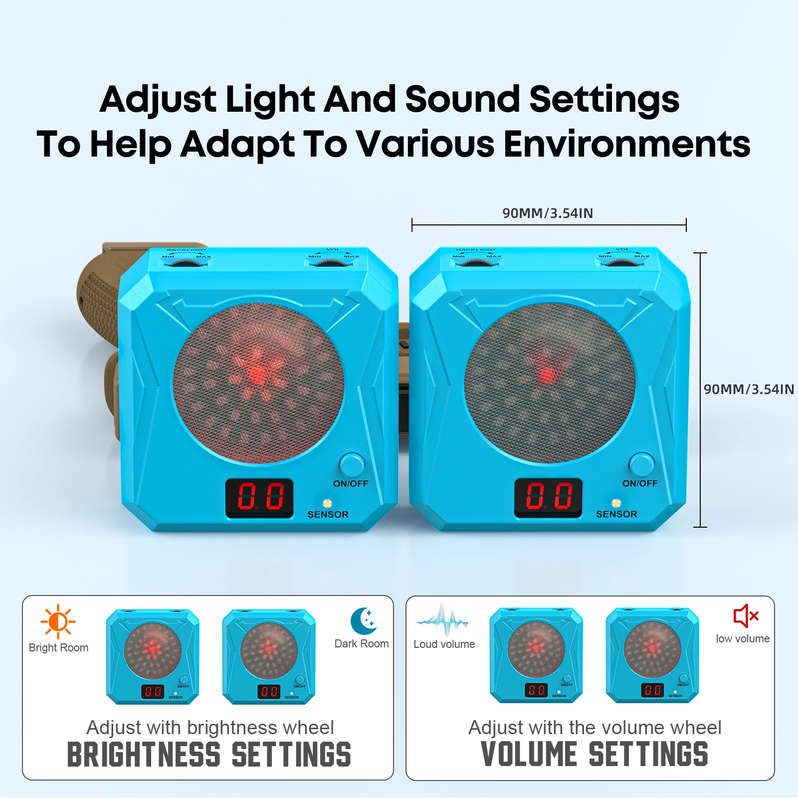 T3352 APP Sync Bluetooth Training Target Sound Flash Hit Feedback Multi-Difficulty Rings Outdoor Safe Laser Practice Target