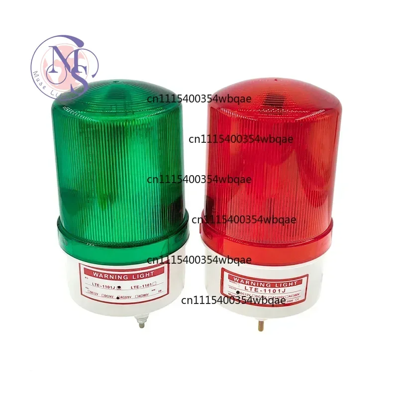 ZOCI-LTE-1101 LED Strobe Warning Light, Flashing Indicator Security Alarm Lamp 12V 24V 220V
