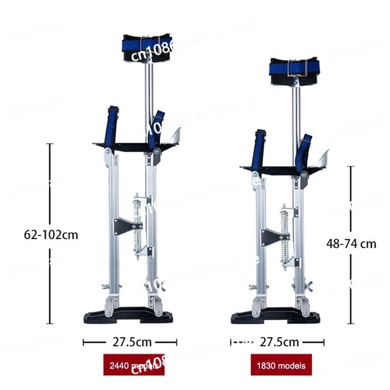 Aluminum Alloy Stilt Ascender Household Mobile Ladder Interior Decoration Tripod Heightening Machine Shoes