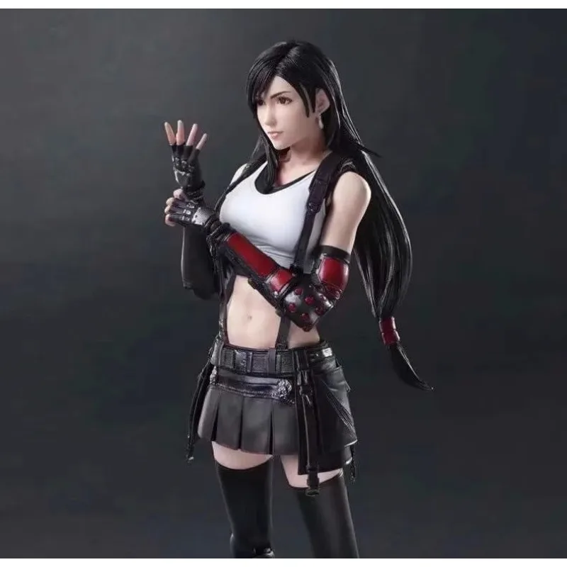 Original SQUARE ENIX PLAY ARTS PA Tifa Lockhart Final Fantasy VII Remake Action Figures Active Joint Model Collectibles Gift