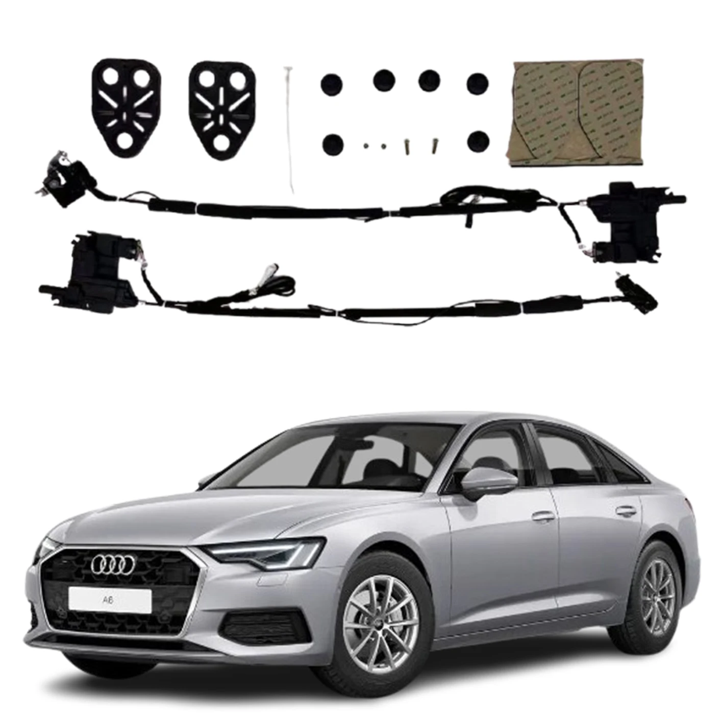 

Доводчики дверей с электроприводом и простым замком для AUDI A6 C8, A8 D4, A7, Q8, RS6, E-tron 2019+