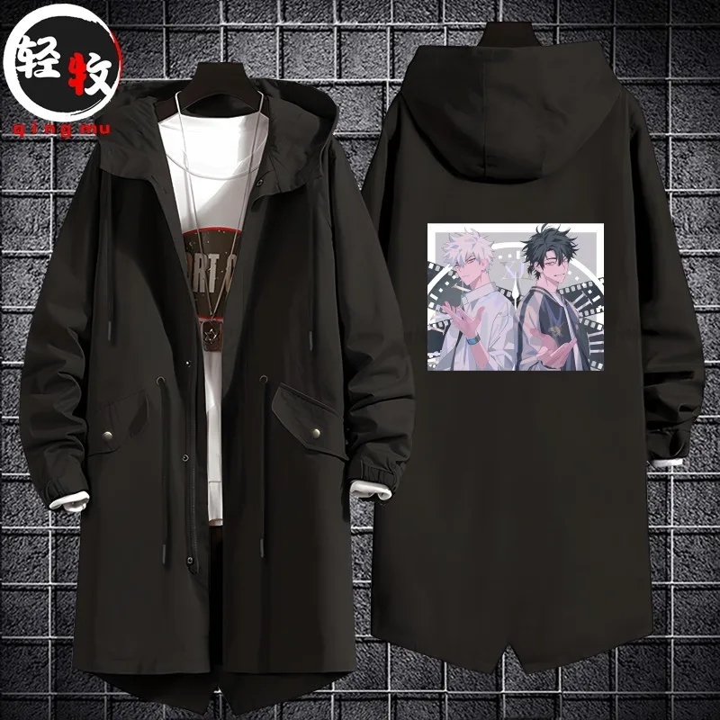 

Autumn Winter Men Women Hooded Jaet Medium Length Windbreaker Cotton Coat Trendy Brand Light Pasture Stand Edition Youth...