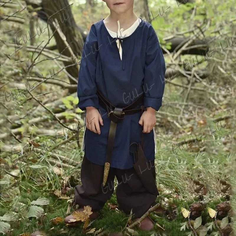 子供のための中世のコスプレコスチューム,子供のためのヴィンテージフィギュアのスーツ,ハロウィーンの服,男の子と女の子,2022