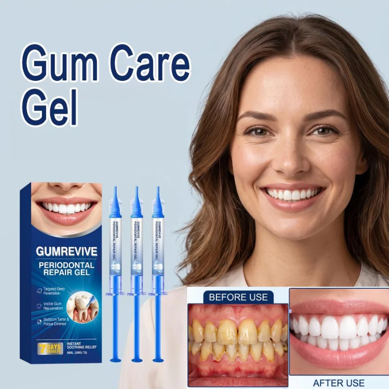 3pcs/set Periodontal Repair Gel Gum Care Gel For Plaque Tartar Gum Health Deep Cleaning Instant Fresh Feeling Oral Care