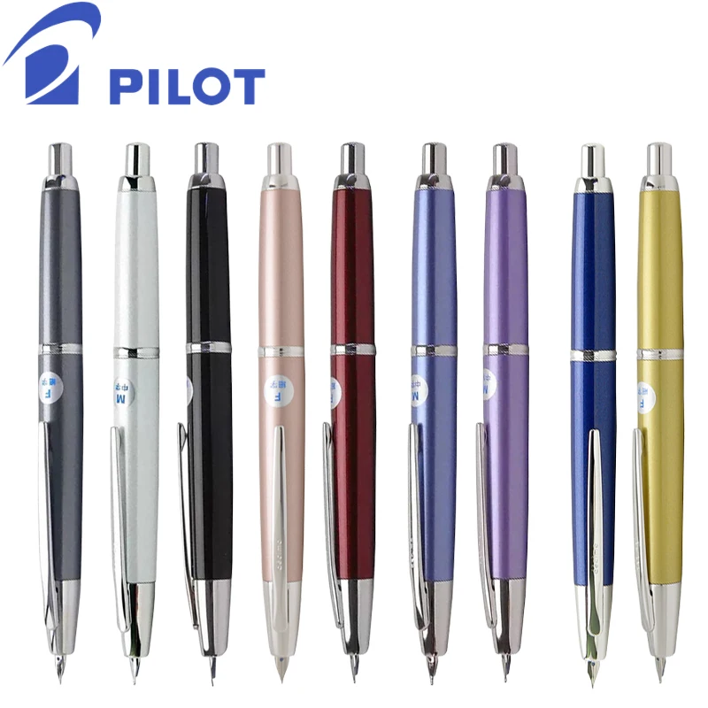 

Перьевая ручка Pilot Decimo без колпачка, с золотым пером 18K, оригинальная, FCT-15SR, набор для письма и канцелярии