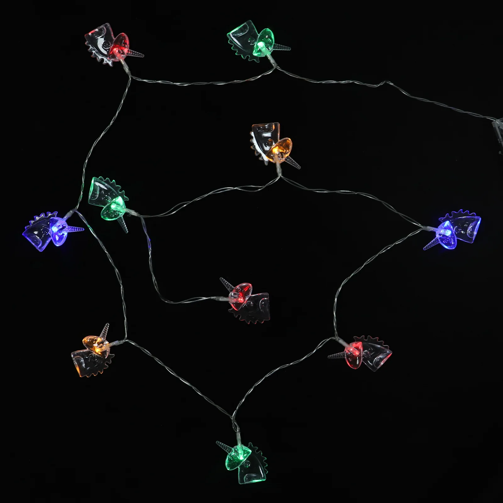 LED يونيكورن سلسلة ضوء 7M 70LED التحكم عن بعد أضواء الزخرفية لعيد ميلاد الزفاف الذكرى الاحتفال حفلة المنزل