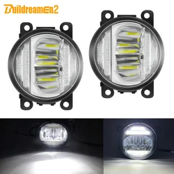 2IN1 Car Front Bumper Fog Light DRL Daytime Running Lamp 30W For Ford Focus Fusion Fiesta C-Max Transit Explorer Edge EcoSport