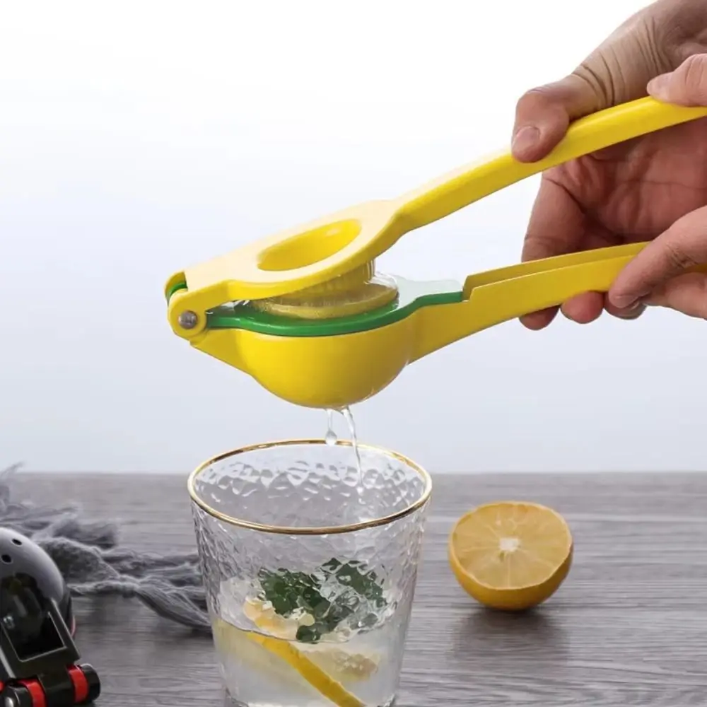

Kitchen Gadgets 2 in 1 Lemon Squeezer Manual Hand Press Fresh Fruit Juicer Metal Citrus Juicer Orange
