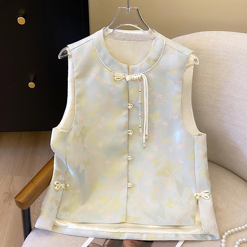 الرجعية تانغ البدلة Sle سترة المرأة زرر Svel أعلى جديد الصينية Sle Jaet الخريف ملابس خارجية تخفيف Sle البوليستر...