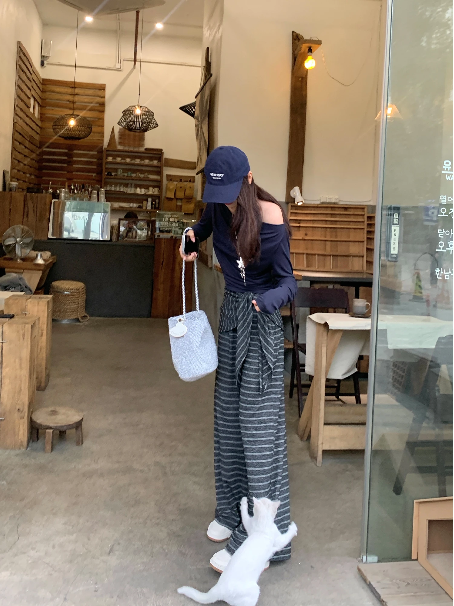 

Брюки с высокой талией и широкими штанинами, в полоску, повседневные, удобные, со съемным поясом, визуально удлиняющие силуэт, весенняя мода, женская одежда