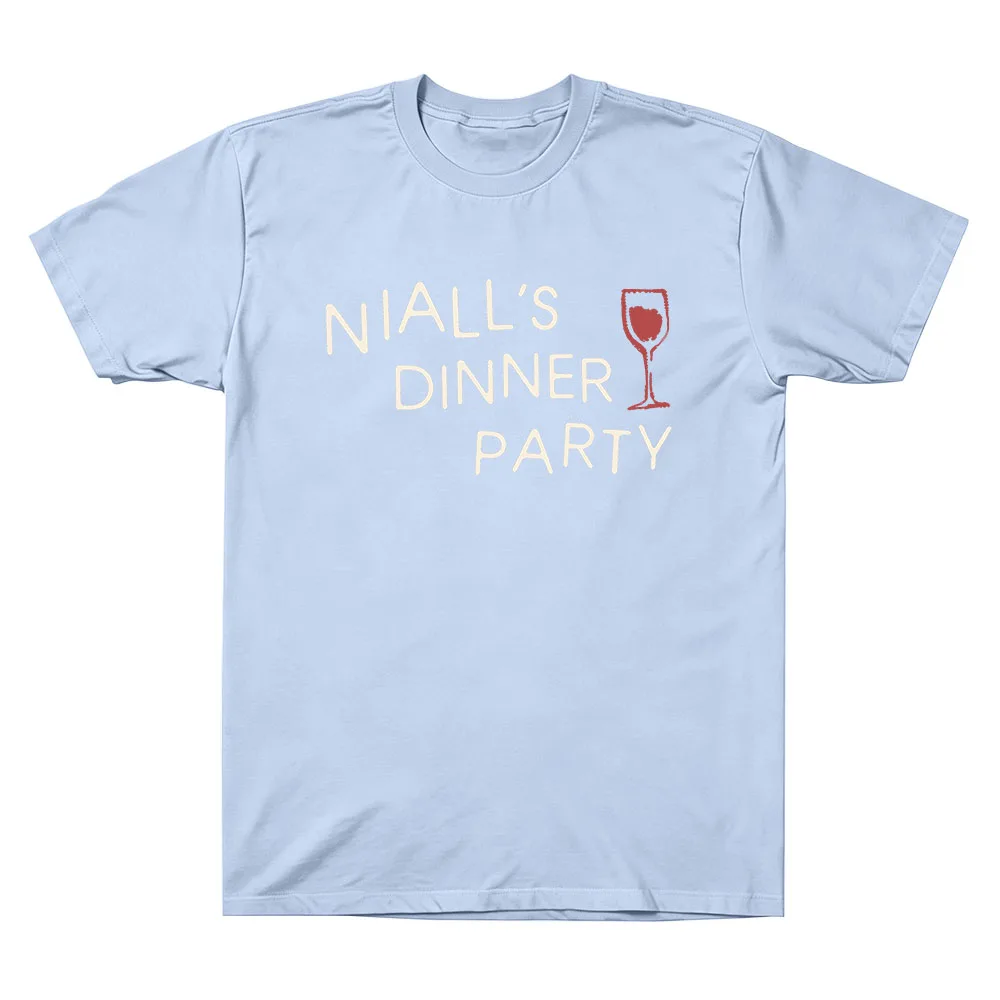 Niall's Dinner Party T-Shirt, Niall Horan, Rundhalsausschnitt, reines Baumwoll-T-Shirt, Unisex, lässig, für Musikfans, modisches Oberteil, Damen- und Herren-T-Shirts, bequem. – Detail 8