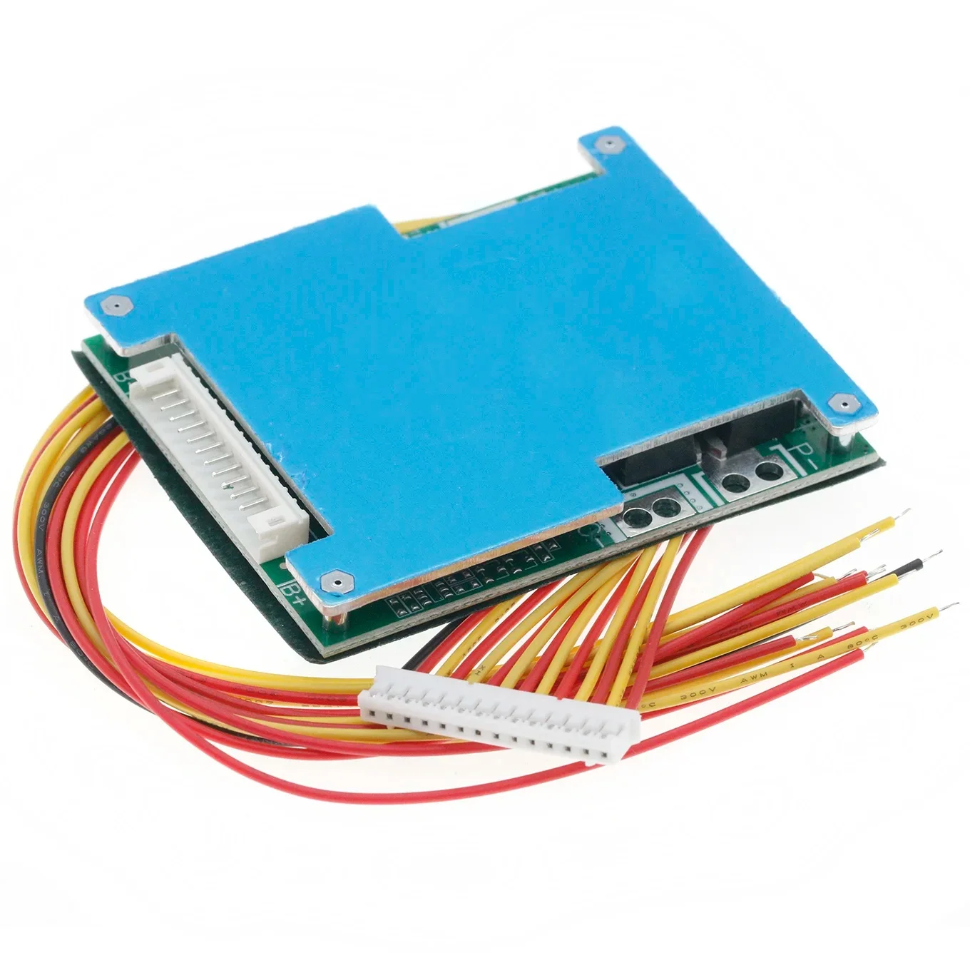 16 strings of lithium battery protection board 50A with balanced lithium battery protection board with temperature control line