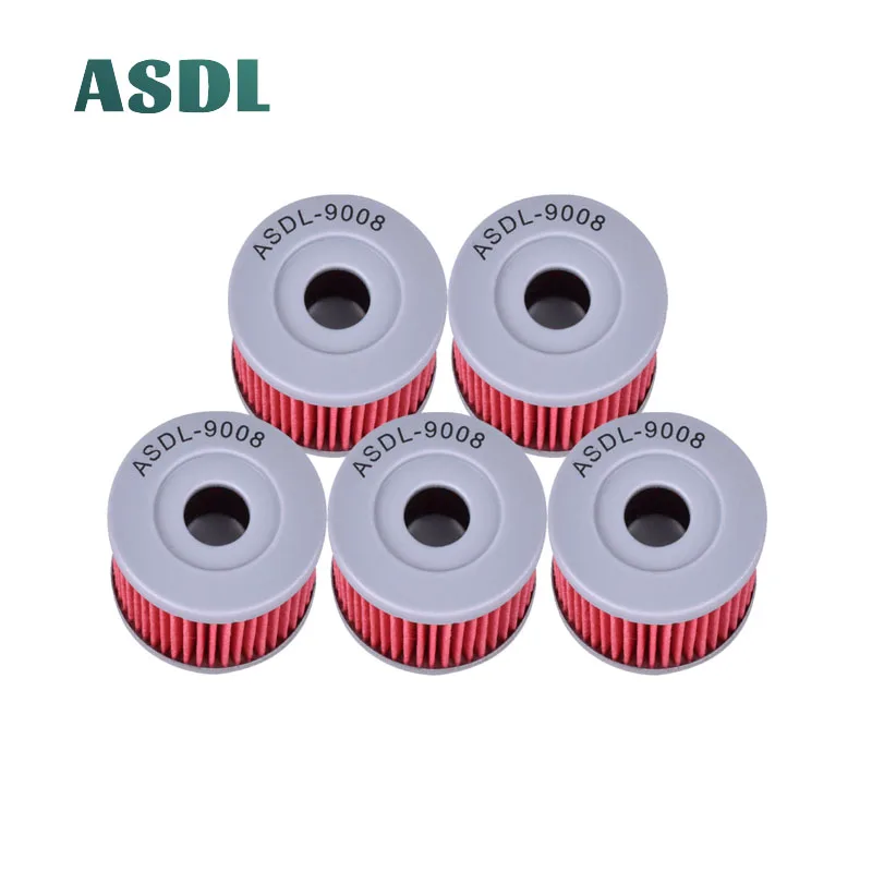 

5 Pieces Motorcycle Oil Filter for Suzuki DR100 SP100 AN CS DR GN GS GSX-R GSX-S GZ SP TU 125 DR 100 SP 100 ALT125 UH200