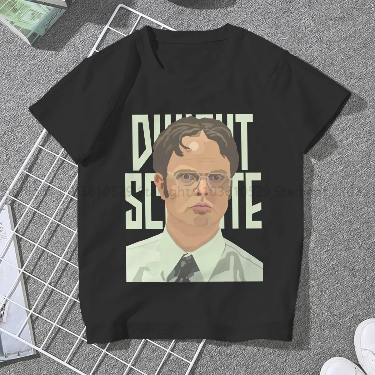 The Office Women T Shirt Dwight Schrute Cool Female Tops Polyester Harajuku Funny Y2k Tees Ladies Tshirt