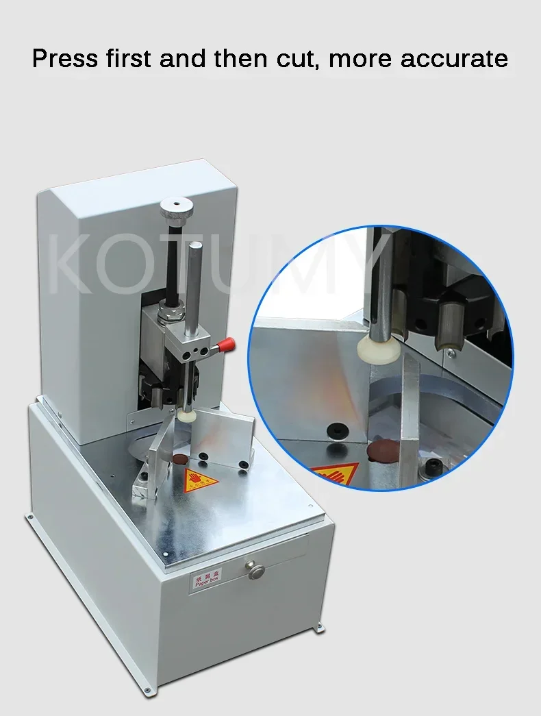 Desktop Book Corner Cutting Machine Iron Metal Electric Paper Round Corner Cutter Machine Office Equipment 120W R2-R9