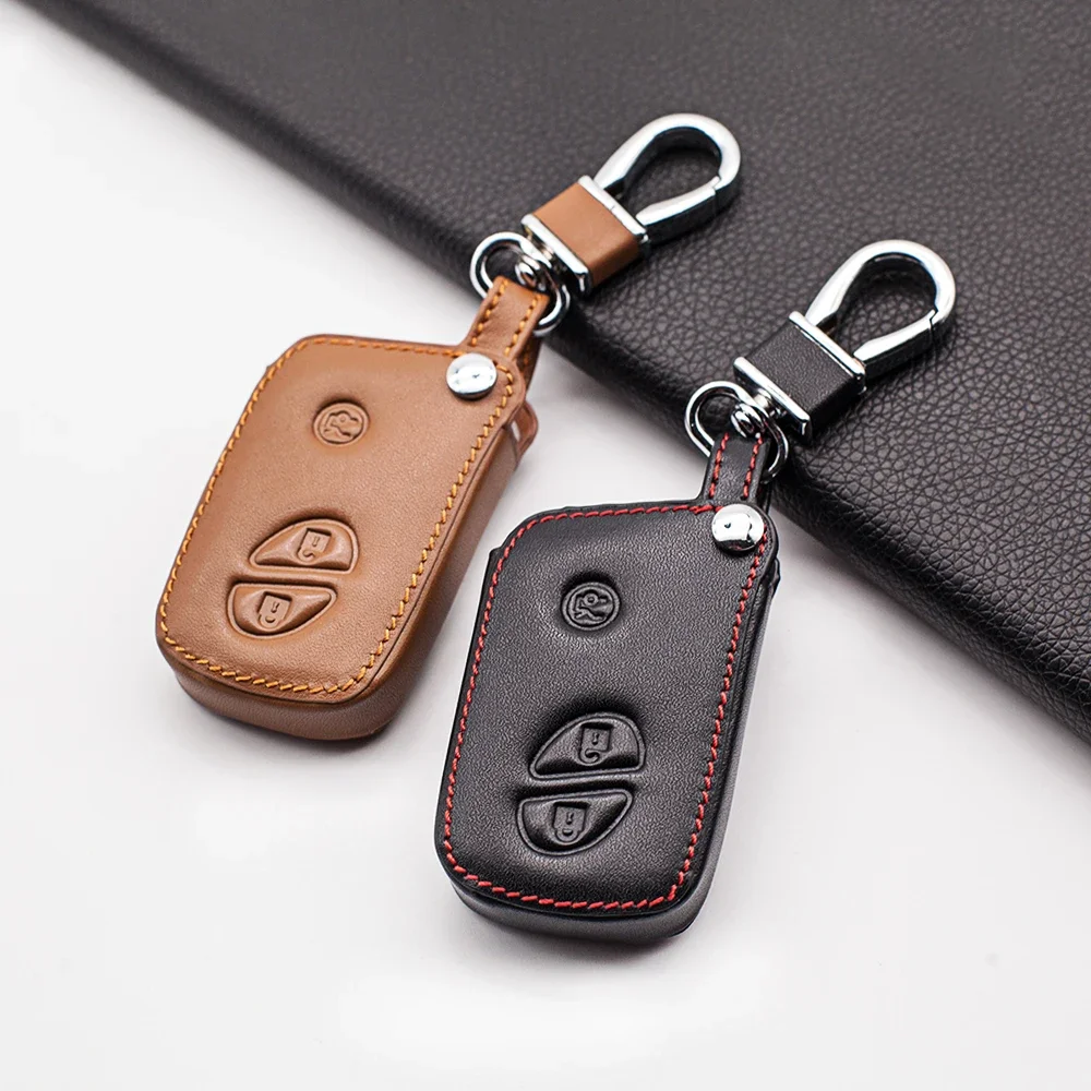 Leather Car Key Case Cover for Lexus CT200H GX400 GX460 IS250 IS300C RX270 ES240 ES350 LS460 GS300 450h 460h Shell Accessories