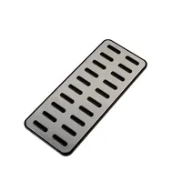 For Hyundai Ix25 Creta Accent Verna Solaris for Kia K2 Rio Soul KX3 Non-slip No Drilling Car Foot Rest Pedal Auto Pedal Cover