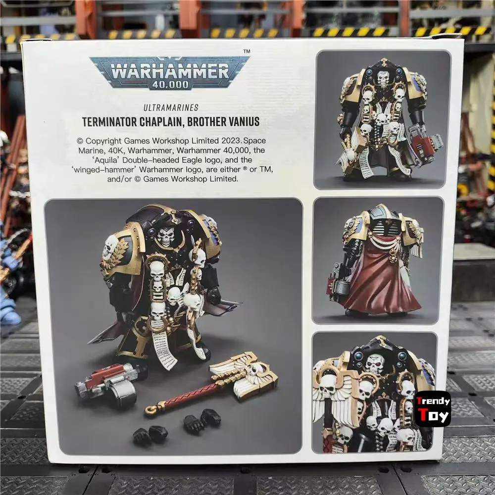 

【JOYTOY】Warhammer 40K Ultramarines Terminator Chaplain Brother Vanius 1/18 Action Figure Toy Collection anime