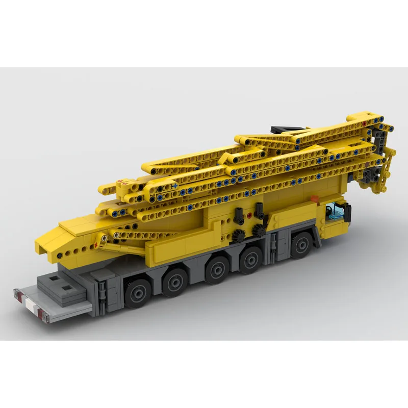 

MOC-257977 New Urban Mobile Crane Truck Building Block Model 1182 Parts MOC Creative Boys Children's Birthday Toy Gift