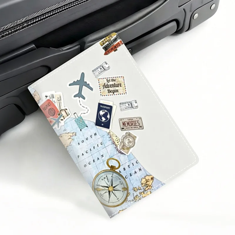 

Portable Passport Holder Wear-Resistant Passport Cover Travel Wallet Soft Multi Card Slots Passport Holder For Daily Use