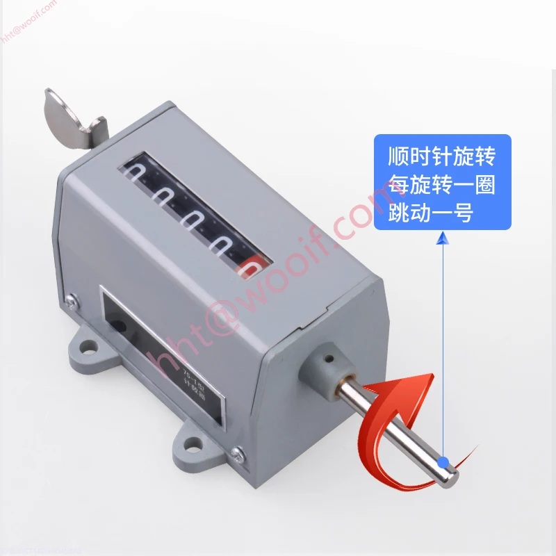 

Punch mechanical counter manual pull type industrial revolution table 75-1 accumulated point hand crank