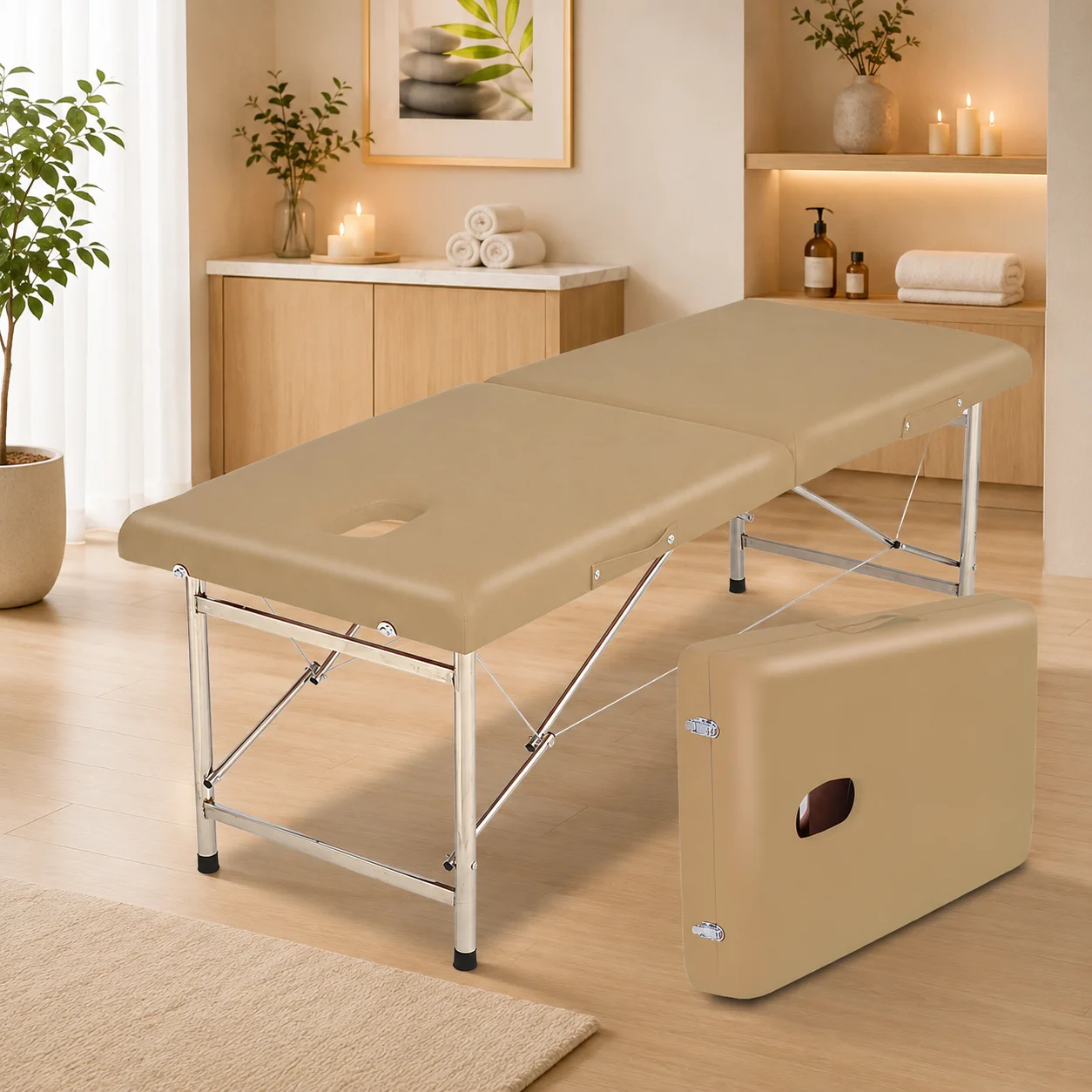 Lift Comfortable Massage Bed Hotel Minimalist Massage Table Rotating Adjustable Lettino Massaggio Barbershop Equipment