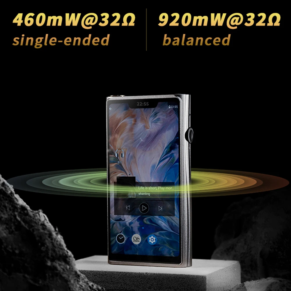 Shanling M9 Android reproductor de música portátil MP3 AMP Dual AKM AK4499EQ DAC Chips Bluetooth 5,0 LDAC DLNA/Airplay DSD512 MQA 16X