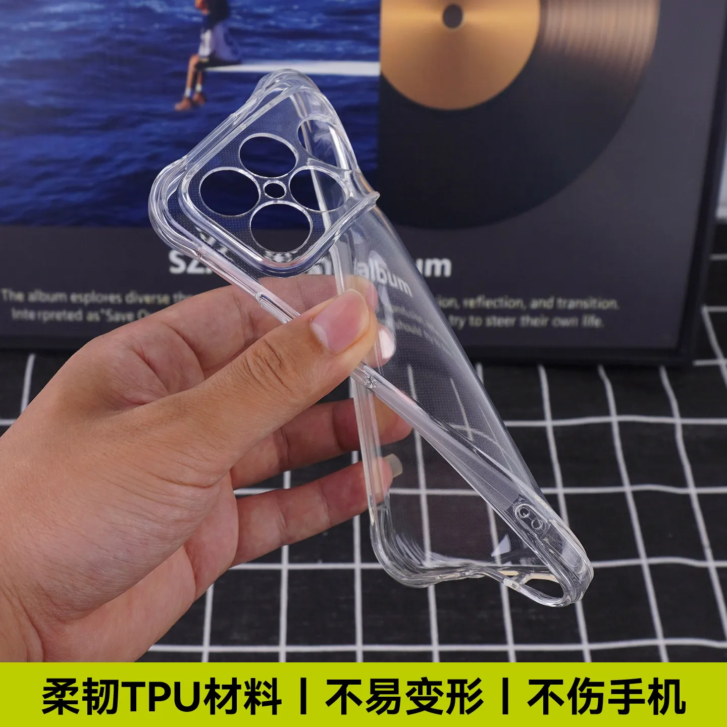 For MI POCO F9 F8 Ultra F9 F8 Pro Case Simple Transparent Four-corner Protection TPU Skin-friendly Drop-proof Cover