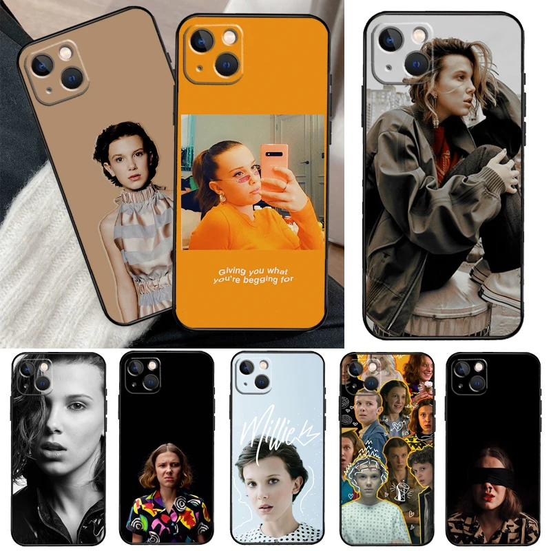 حافظة للممثل البريطاني ميلي بوبي براون لهاتف Honor Magic 7 Lite 5 6 Pro لهاتف Honor X9b X9a X9c X8a X8b X9 200 400 50 70 90
