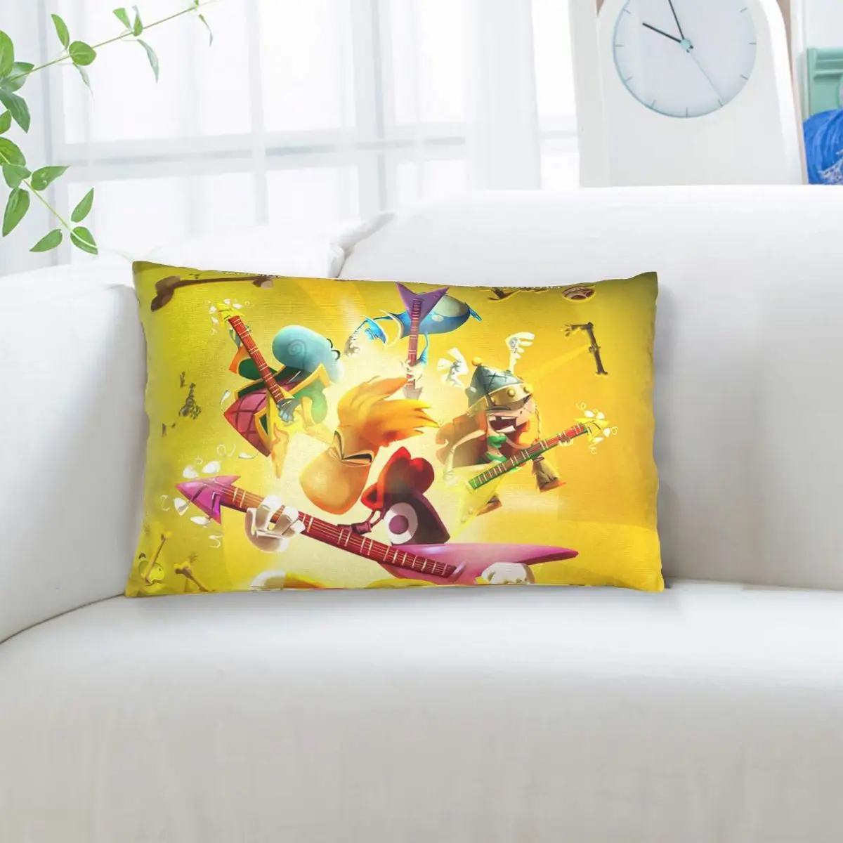Cartoon Games Rayman Legends Rectangle Pillowcase Cushion Cover Decorative Bedroom Bed Home Comfort Throw Pillow