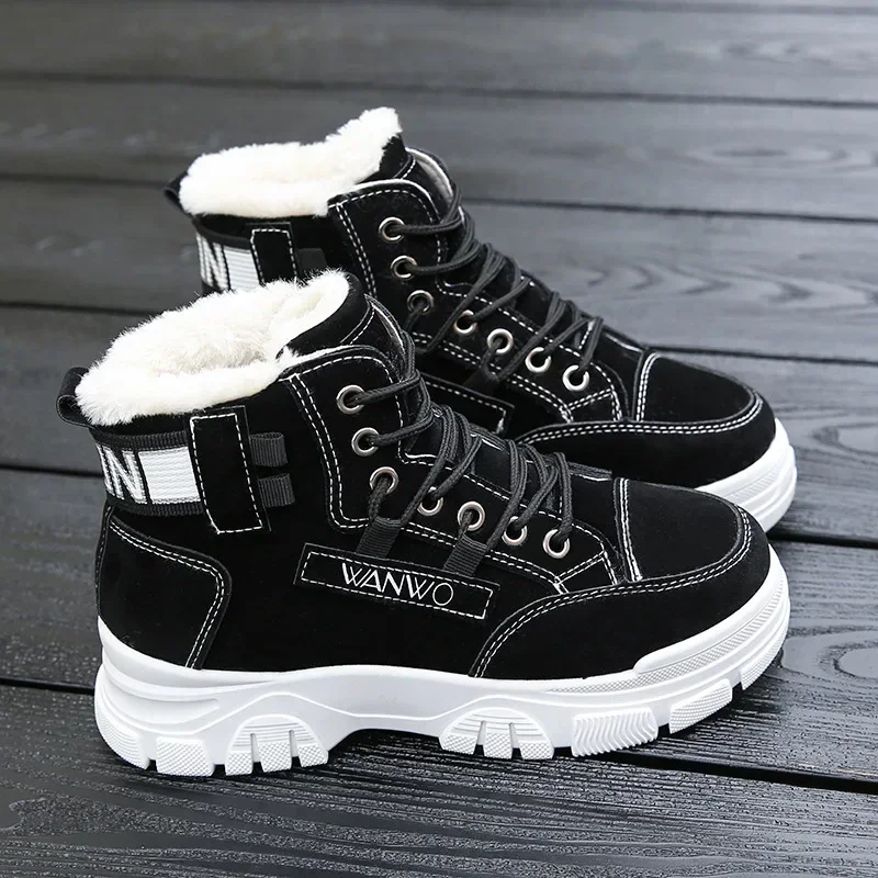 Women Winter Snow Boots 2023 New Fashion Style High-top Shoes Casual Woman Waterproof Warm Woman Female High Quality White Black