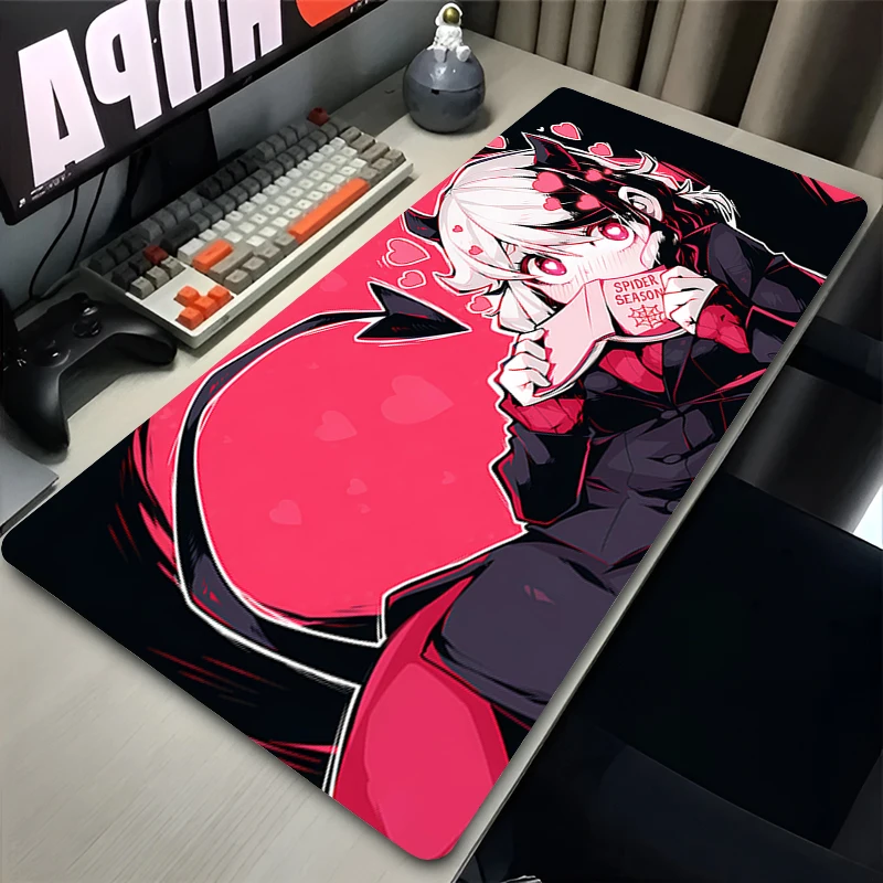 Helltaker Mouse pad animation computer accessories keyboard pad game player table pad PC carpet Kawaii Anime girl Mousepad XXL