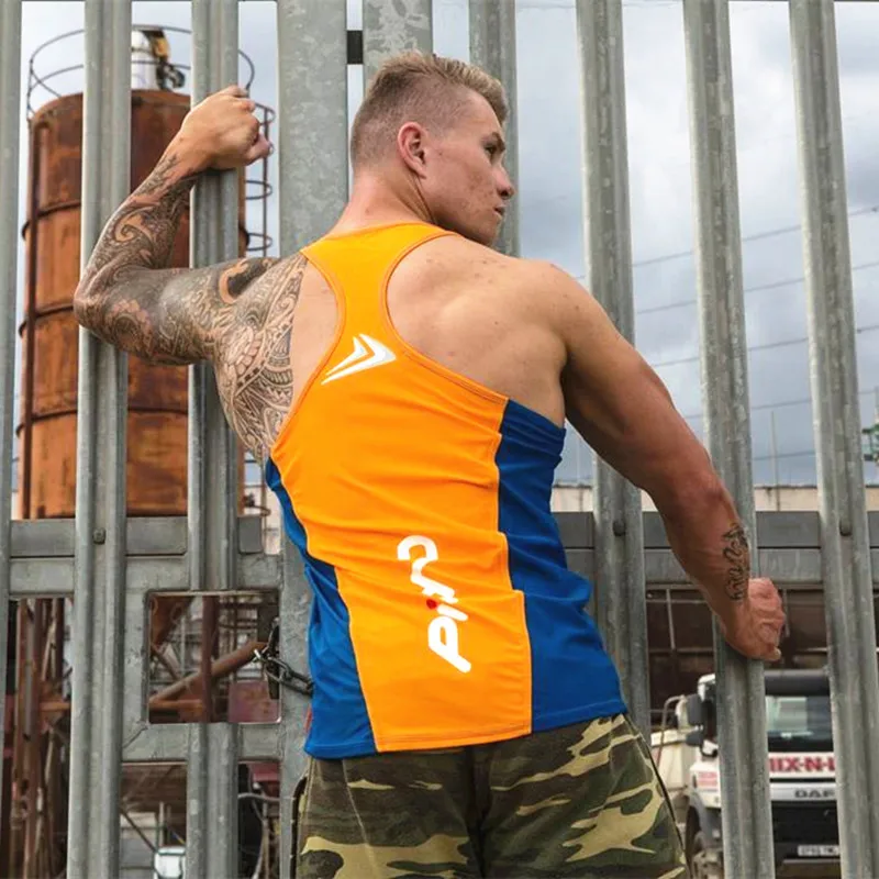 Men's Loose-Fit Quick-Dry Running and Fitness Training Tank Top—Trendy Men's Tight-Fitting Stretch Sleeveless Top