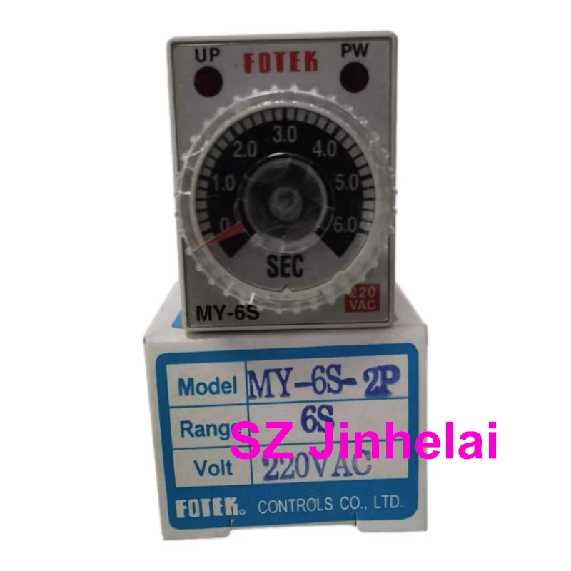 

Authentic Original FOTEK Micro Slim Time Relay MY-6S-2P MY-60S-2P 220VAC or 24VDC Timer