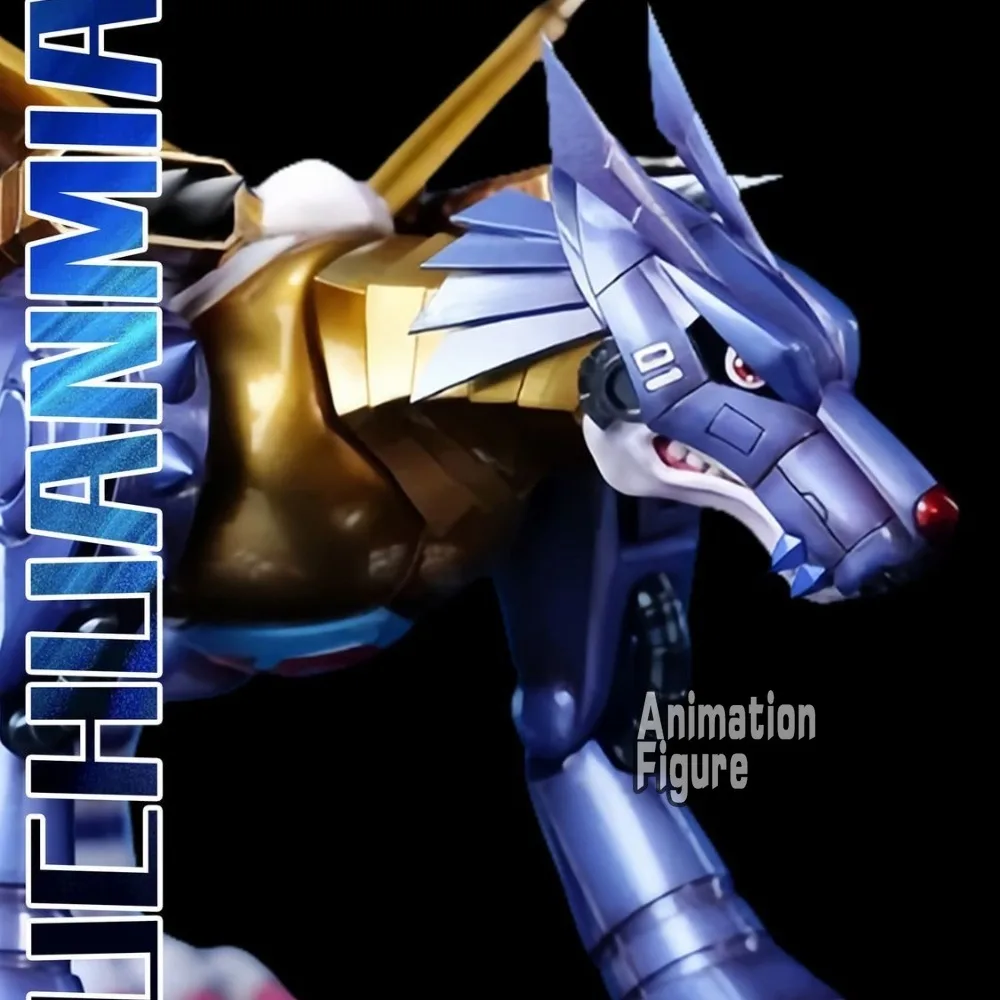 9cm/3.54in Anime Digimon Adventure Figure Metal Garurumon Action Figures Pvc Collection Model Toys for Children Gifts