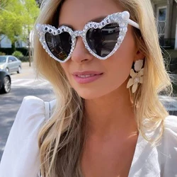 Bachelorette Party Bride to be Pearl Sunglasses Heart Glasses Bridesmaid Bride Photo prop wedding decoration honeymoon trip gift