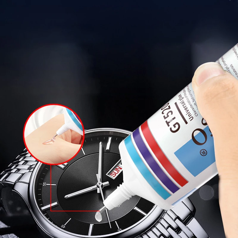 1PC 30/60ml Transparent Glass Screen Repair Glue Waterproof Soft Small DIY Jewelry Inlay Special Watch Glue