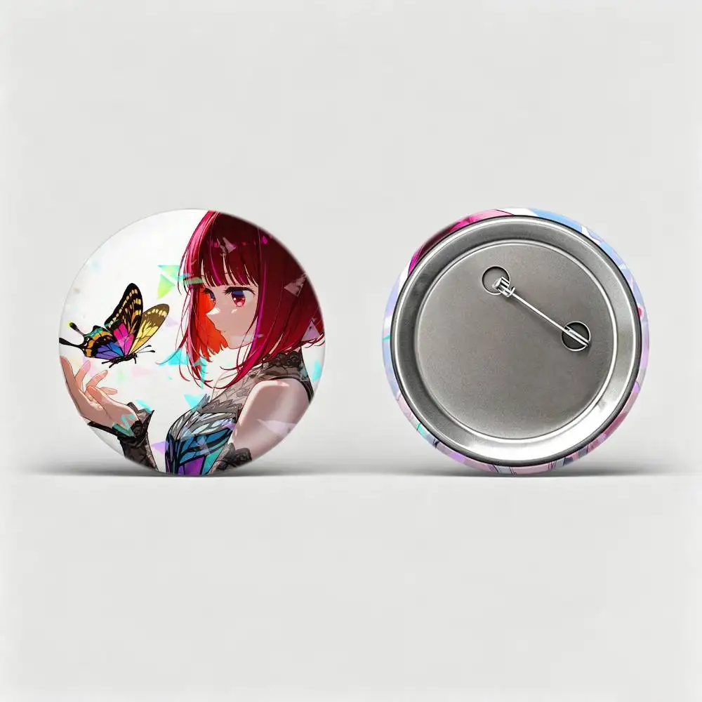 K-Kana Arima My Idols Child Badges Creative Tinplate Round Button PinsBrooch Badge Clothes Backpack Custom