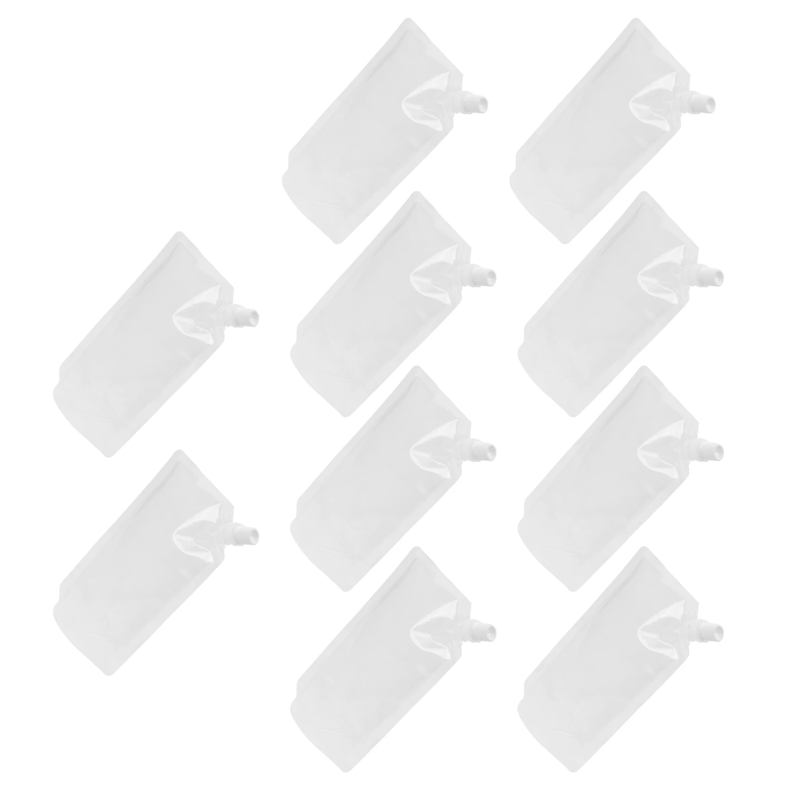 

50 Pcs Liquid Packaging Bags Food Grade Plastic Sealed Drink Containers Foldable Beverage Holders Transparent Milk Pouch
